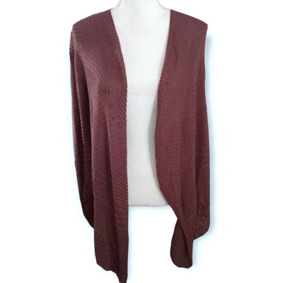 PINK ROSE MAUVE CARDIGAN SZ.S EUC - Picture 1 of 7